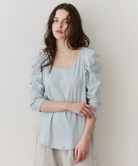 【予約開始待ち】ギャザーパフショートスリーブカットソー