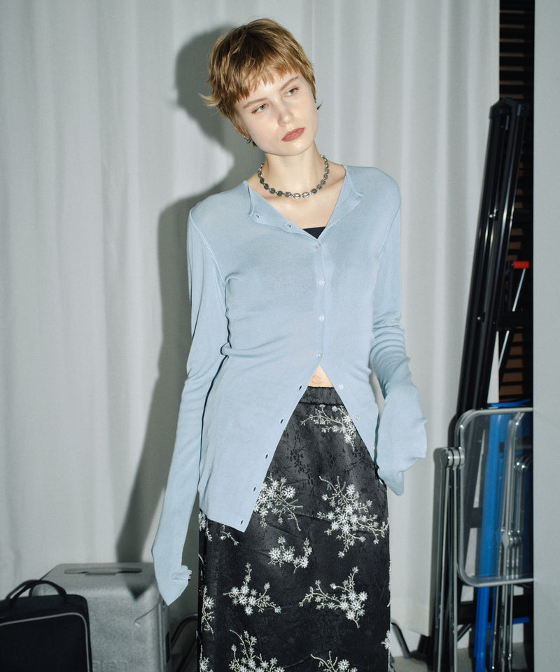 yae】Everyday slim fit cardigan / エブリデイスリムフィット