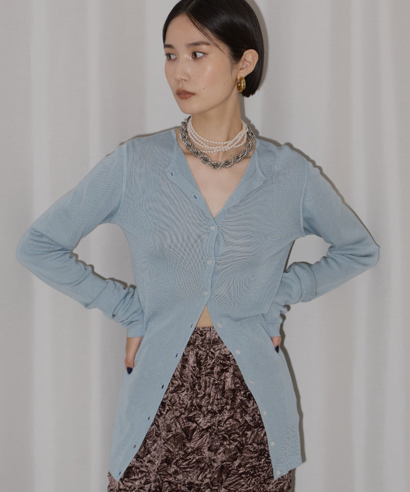 yae】Everyday slim fit cardigan / エブリデイスリムフィット