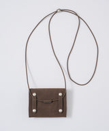 【GIUNON】4way suede mini pouch / 4way スエードミニポーチ