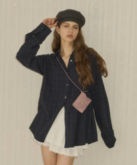 【GIUNON】4way suede mini pouch / 4way スエードミニポーチ