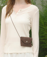 【GIUNON】4way suede mini pouch / 4way スエードミニポーチ
