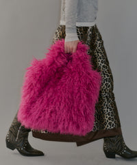【yae】Color shaggy bag / カラーシャギーバッグ