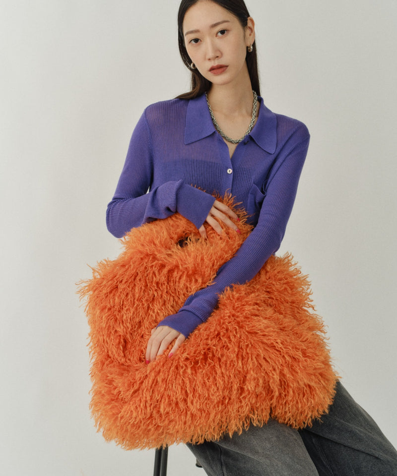 【yae】Color shaggy bag / カラーシャギーバッグ