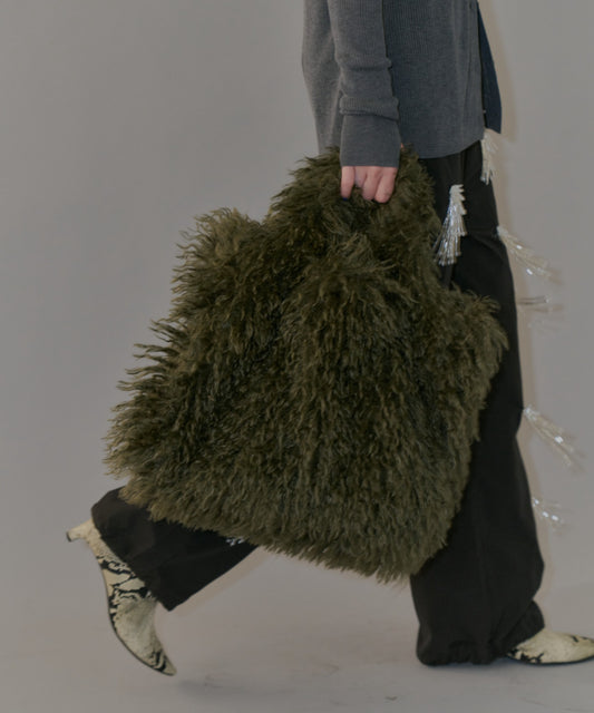 【yae】Color shaggy bag / カラーシャギーバッグ