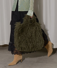 【yae】Color shaggy bag / カラーシャギーバッグ