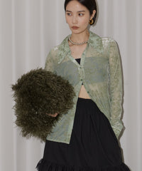 【yae】Color shaggy bag / カラーシャギーバッグ