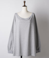 【yae】2way loose sweat shirt / 2wayルーズスウェットシャツ