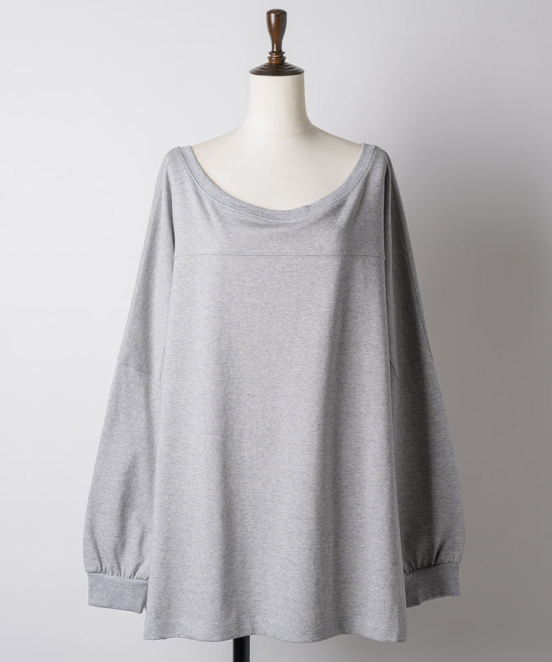 【yae】2way loose sweat shirt / 2wayルーズスウェットシャツ