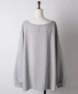 【yae】2way loose sweat shirt / 2wayルーズスウェットシャツ