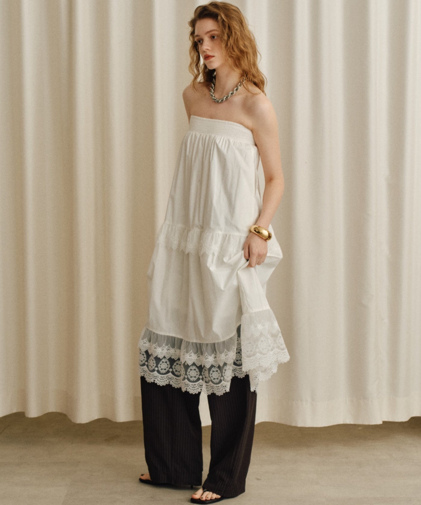 ［yae］Lace tiered skirt / レースティアードスカート yae】Lace tiered skirt / レースティアードスカート – LA BELLE