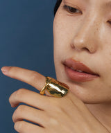 【loni】Benjamin asymmetry ring /アシンメトリーデザインリング