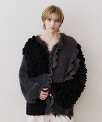 【一部カラー予約】【TEN by LA BELLE ETUDE】manyニッティングパターンカーディガン