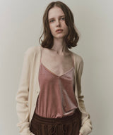 ベロアAラインキャミ