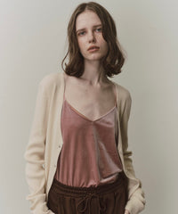 ベロアAラインキャミ