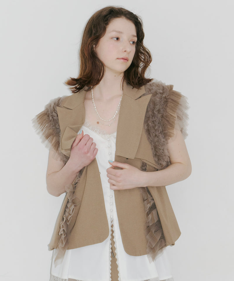 予約】【J1U by LA BELE ETUDE】2WAYボリュームギャザーチュール