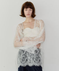 2WAY総レースVネックオーバーTOPS