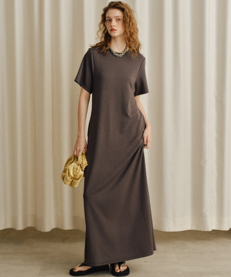 【yae】Long T-shirt dress / ロングTシャツドレス