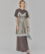 【yae】Long T-shirt dress / ロングTシャツドレス