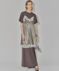 【yae】Long T-shirt dress / ロングTシャツドレス