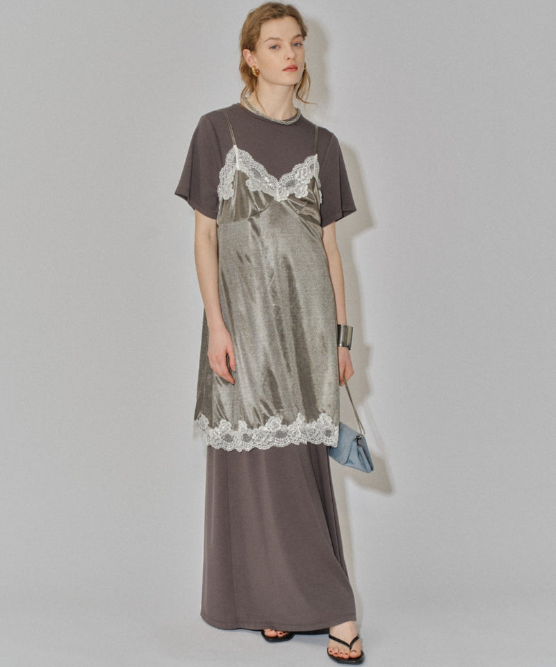 【yae】Long T-shirt dress / ロングTシャツドレス