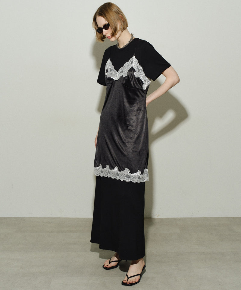 【yae】Long T-shirt dress / ロングTシャツドレス