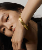Letterring Leaf Plate Bangle