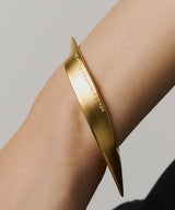 Letterring Leaf Plate Bangle