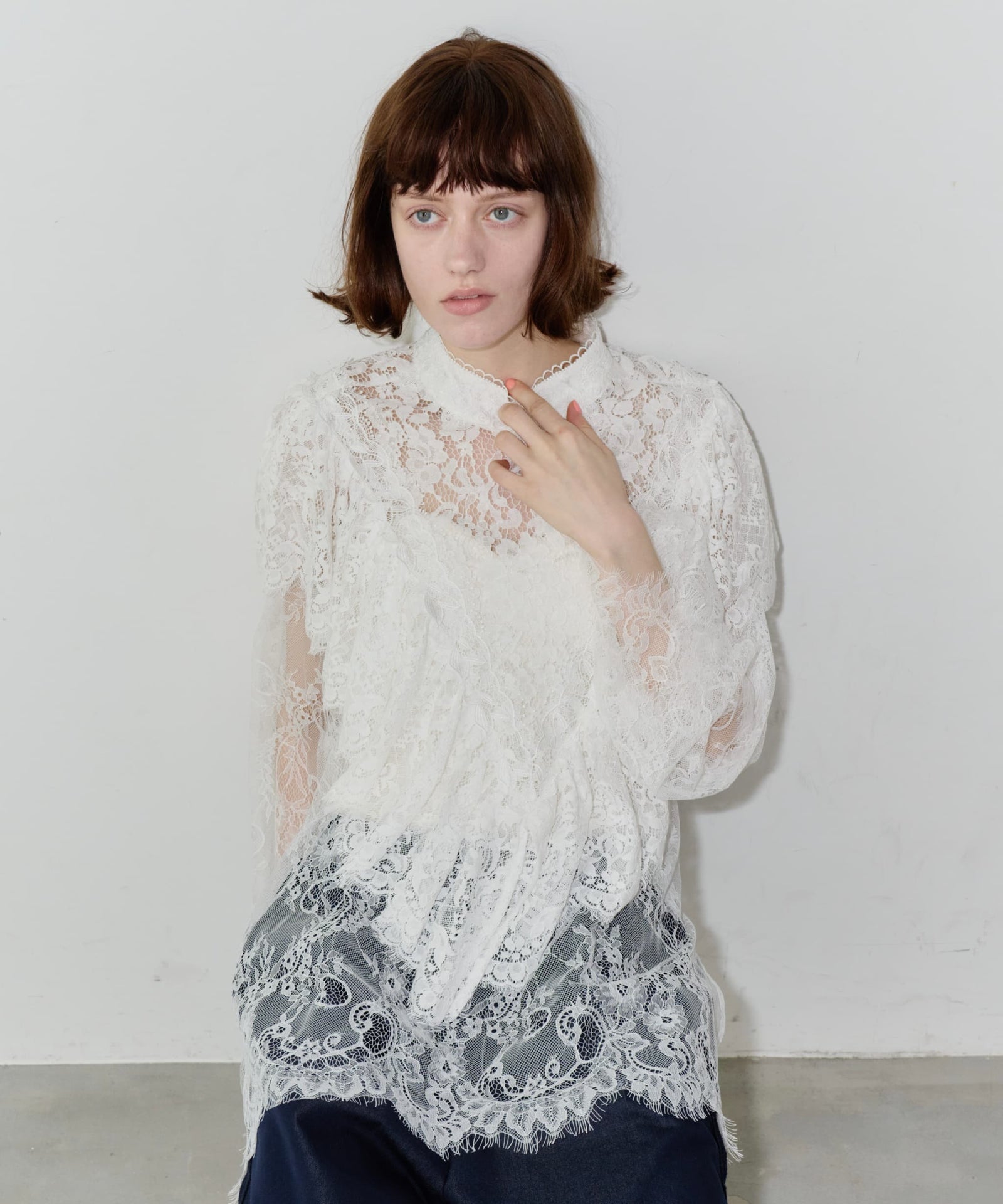 la bell etude♡vintage調モチーフレースブラウス 2WAY vintage調モチーフレースつけ衿 – LA BELLE ETUDE online store