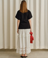 【yae】Waist tuck T-shirt