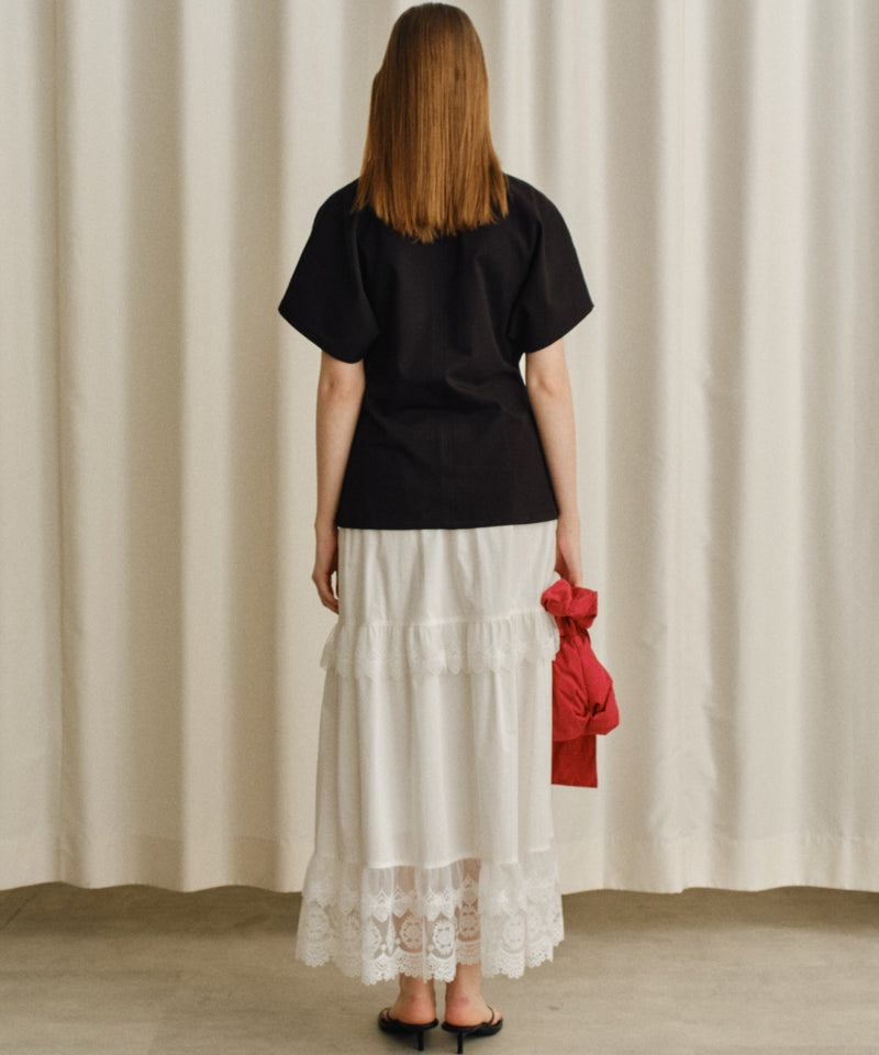 【yae】Waist tuck T-shirt