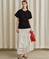 【yae】Waist tuck T-shirt