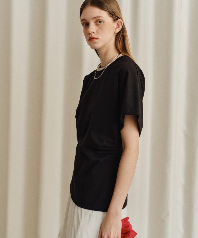 【yae】Waist tuck T-shirt