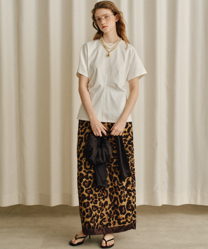 【yae】Waist tuck T-shirt
