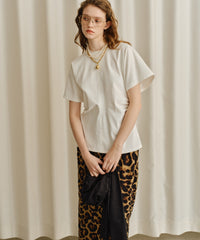 【yae】Waist tuck T-shirt