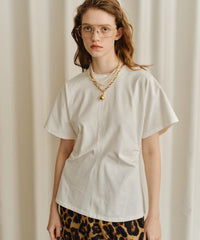 【yae】Waist tuck T-shirt