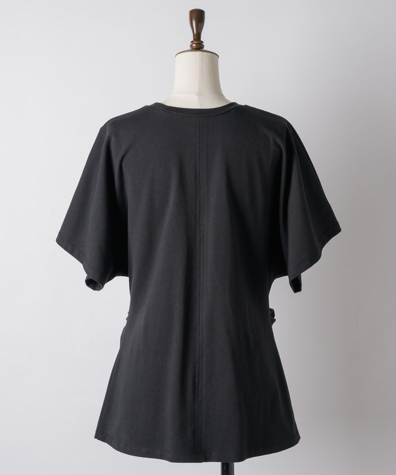 【yae】Waist tuck T-shirt