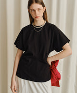 【yae】Waist tuck T-shirt