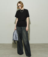 【yae】Waist tuck T-shirt