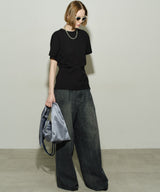 【yae】Waist tuck T-shirt
