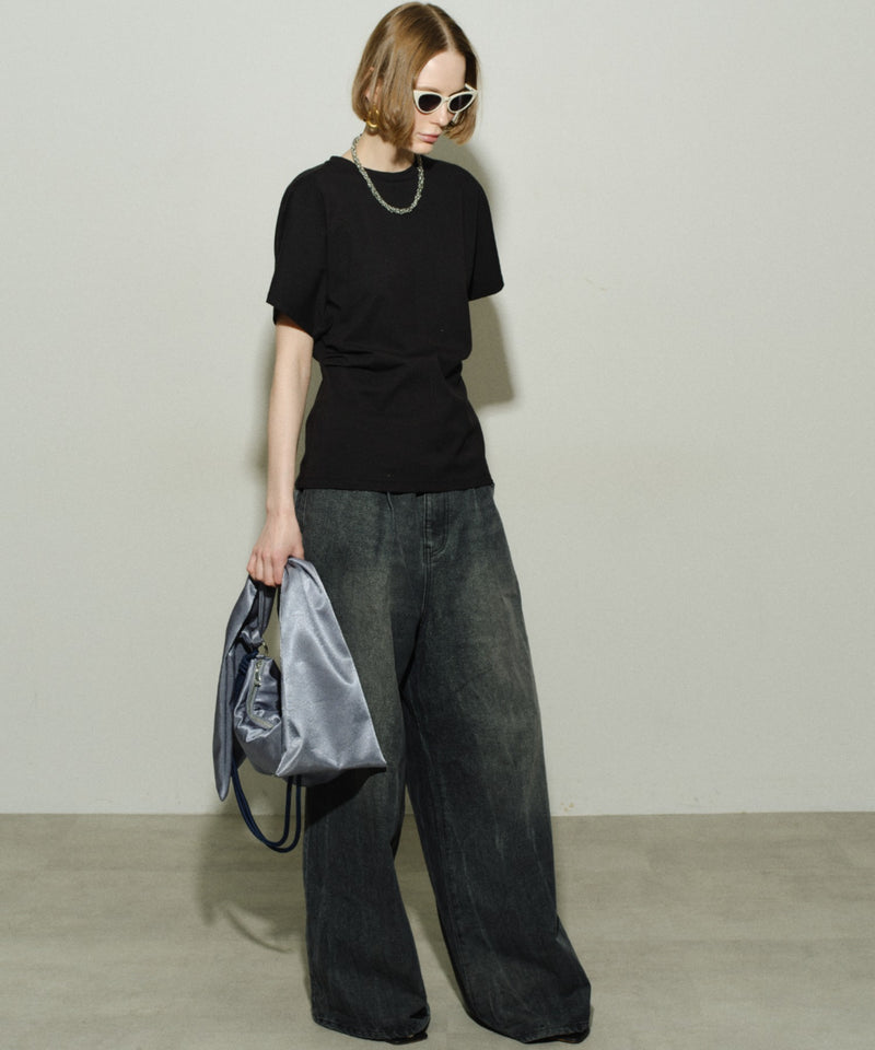 【yae】Waist tuck T-shirt