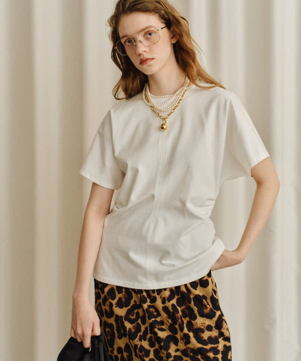 【yae】Waist tuck T-shirt