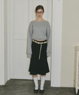 【GIUNON】midi pocket stripe skirt / ミディポケットストライプスカート