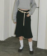 【GIUNON】midi pocket stripe skirt / ミディポケットストライプスカート