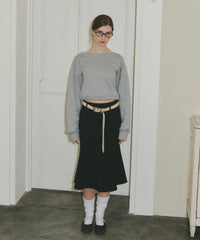 【GIUNON】midi pocket stripe skirt / ミディポケットストライプスカート