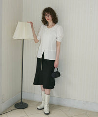 【GIUNON】midi pocket stripe skirt / ミディポケットストライプスカート