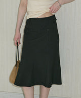 【GIUNON】midi pocket stripe skirt / ミディポケットストライプスカート