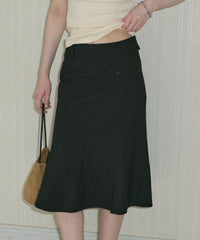 【GIUNON】midi pocket stripe skirt / ミディポケットストライプスカート