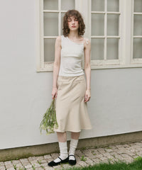 【GIUNON】midi pocket stripe skirt / ミディポケットストライプスカート