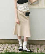 【GIUNON】midi pocket stripe skirt / ミディポケットストライプスカート